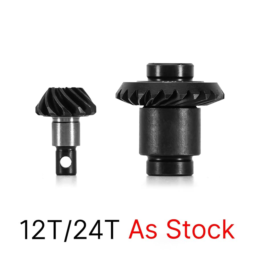 Amazon.com: INJORA 12/24T Steel Alloy Stock Gear Set and 12